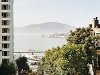 Cable Car auf dem Weg nach Alcatraz