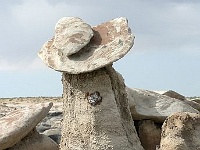 Bisti Badlands - Hoodoodame mit Brosche