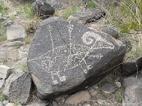 Three Rivers Petroglyph State Park - eine echte Indianerzeichnung?