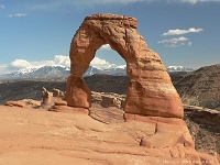 Wanderung zum Sonnenuntergang am Delicate Arch