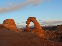 Sonnenuntergang am Delicate Arch