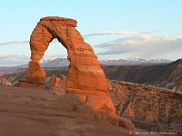 Sonnenuntergang am Delicate Arch