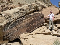 Petroglyphen an der Moore Road
